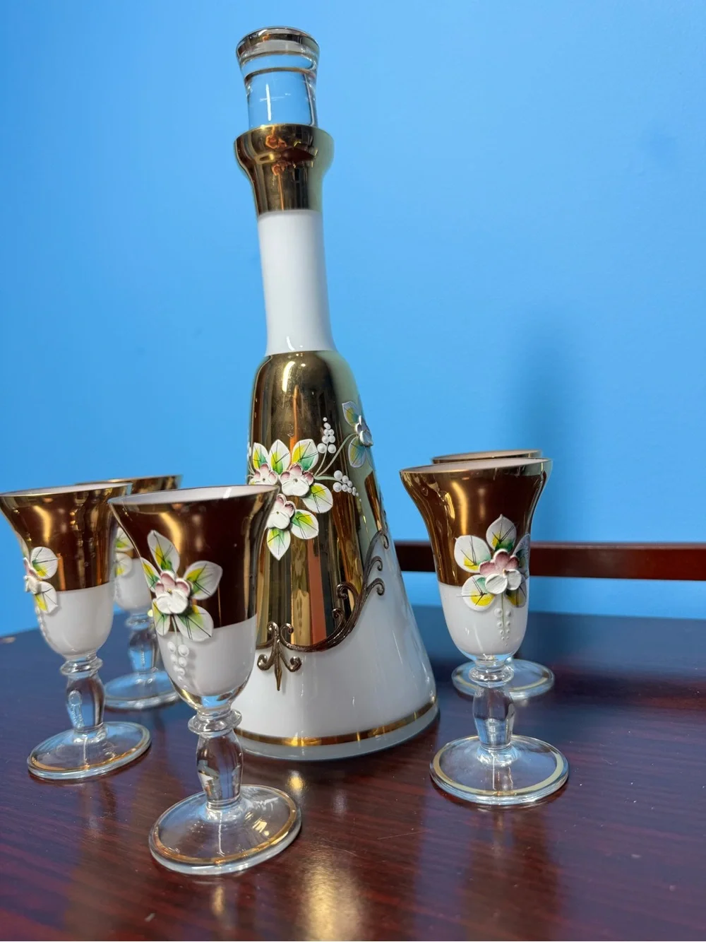 Bohemian vintage glass